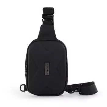 Сумка на грудь мужская сумка через плечо модная легкая водонепроницаемая универсальная женская сумка через плечо чёрный