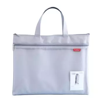 Сумка на молнии для документов, сумка для документов формата А4, водоотталкивающая, с ручкой, сумка для хранения, 2 кармана, сумка для коммуникаций, сумка для файлов, папка для документов, офисные принадлежности