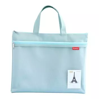 Сумка на молнии для документов, сумка для документов формата А4, водоотталкивающая, с ручкой, сумка для хранения, 2 кармана, сумка для коммуникаций, сумка для файлов, папка для документов, офисные принадлежности