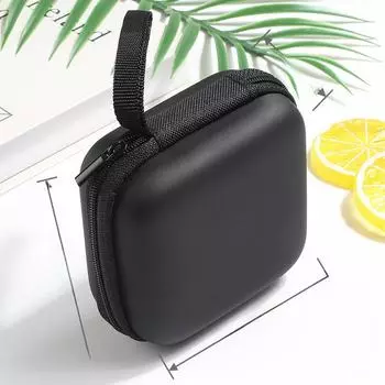 Сумка на молнии для наушников и футляр для хранения кабеля передачи данных - материал ЭВА 10*10*5cm
