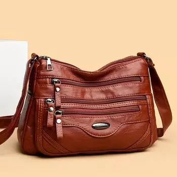 Сумка на одно плечо для студентов, вместительная высококачественная сумка через плечо, модная женская повседневная дорожная сумка чёрный