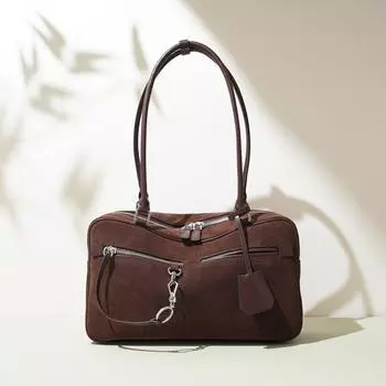 Сумка на одно плечо, модная и простая сумка-подушка, сумка-тоут в стиле ретро, ручная, универсальная женская сумка для поездок на работу кофейный