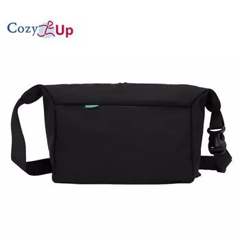 Сумка на одно плечо, модная повседневная сумка через плечо, студенческая сумка через плечо, спортивная сумка-мессенджер, рюкзак большой емкости через плечо 33cm * 14cm * 31cm чёрный