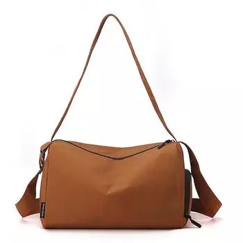 Сумка на одно плечо мужская и женская нейлоновая, отдельные магазины обуви, дорожная сумка, спортивная сумка через плечо, легкая спортивная сумка оранжевый