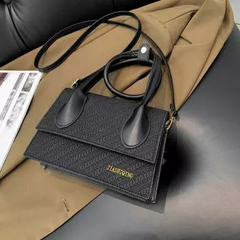 Сумка на одно плечо, подходящая для женщин, простая и модная сумка в стиле ретро, подходящая для походов за покупками и свиданий.