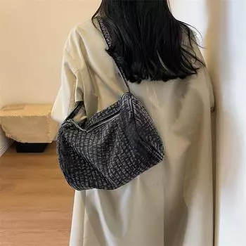 Сумка на одно плечо, сумка через плечо, женская сумка, джинсовая сумка, сумка для отдыха, новая модная осенняя женская сумка INS Ruiying 2023 года