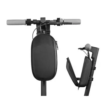 Сумка на переднюю ручку электрического скутера для Xiaomi M365 Mi3 Pro Pro2, модная водонепроницаемая многофункциональная сумка для хранения мобильного телефона из ЭВА чёрный