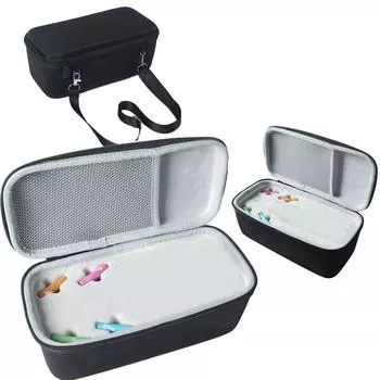 Сумка на плечо для хранения, защитный чехол из ЭВА для Lightstick Seventeen, концертный вентилятор, сумка из ЭВА с освещением для концертов чёрный