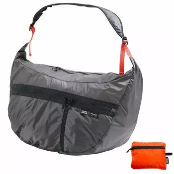 Сумка на плечо DOPPELGANGER UL Эко-сумка для мотоцикла и 20 л Sil Подходит для Melmet DBT601 [Сверхлегкий велосипедист] Вместимость, Сверхлегкий нейлон, серый