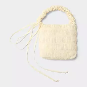 Сумка на плечо GU by Uniqlo с сборками+E