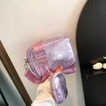 Сумка на плечо с блестками в стиле ретро, новая женская модная простая сумка-мессенджер, квадратная сумка, роскошная дизайнерская сумка чёрный