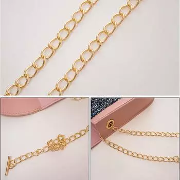 Сумка на плечо с изображением милой лисы из мультфильма, кожаная сумка-цепочка, сумка через плечо, универсальная маленькая квадратная сумка для празднования дня рождения синий