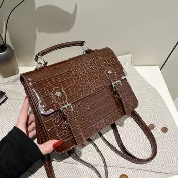 Сумка на плечо с леопардовым принтом для женщин, новая модная сумка на осень и зиму High Sense Niche Design