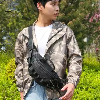 Сумка на пояс для рыболовных снастей из водонепроницаемой ткани Оксфорд, большая вместимость, портативный органайзер для рыболовных принадлежностей на открытом воздухе, поясная сумка, нагрудный чехол-слинг серый