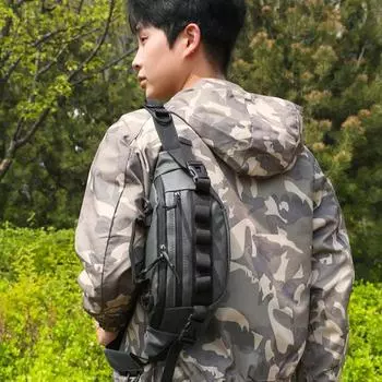 Сумка на пояс для рыболовных снастей из водонепроницаемой ткани Оксфорд, большая вместимость, портативные принадлежности для рыбалки на открытом воздухе серый