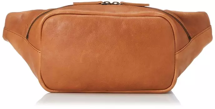 Сумка на пояс из натуральной кожи с хромовым дублением. Сумка, которой можно наслаждаться с течением времени. Сумка для тела Camel [Ultima Tokyo] [Barchetta/Barchetta] № 11441