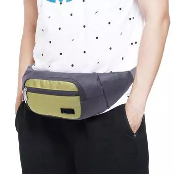Сумка на пояс мужская спортивная на открытом воздухе многофункциональная водонепроницаемая деловая сумка для кассового аппарата мобильный телефон сумка через плечо поясная сумка чёрный