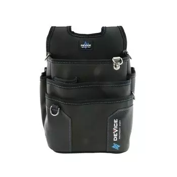 Сумка на пояс SK11 с 3-х уровневым держателем и внутренним усилением дна из искусственной кожи DVC-JY9 чёрный