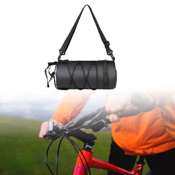 Сумка на раму велосипеда Передняя многофункциональная наплечная Аксессуары для велосипеда Green rope