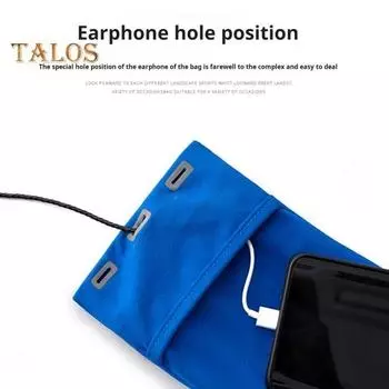 Сумка на руку для телефона, высокоэластичная, противоскользящая, с отверстием для наушников, водоотталкивающая, легкая, для фитнеса, бега, бега, спорта на открытом воздухе, для мобильного телефона S серый