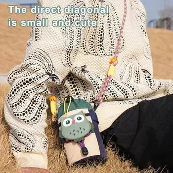 Сумка на руль велосипеда Легкая водонепроницаемая сумка для переноски бутылки с водой Большая вместимость Простая в установке сумка-держатель для бутылки с водой D