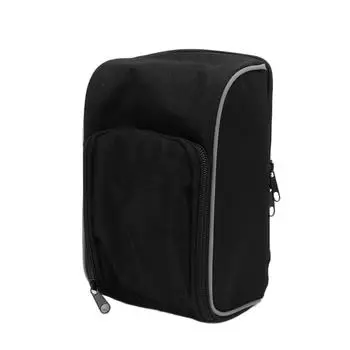 Сумка на руль велосипеда, складная велосипедная передняя сумка для горных велосипедов, аксессуары для велоспорта 26x18x10 см 21*13.5*10cm чёрный