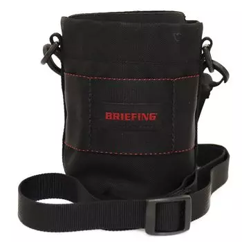 Сумка на шею с держателем для напитков черная [Брифинг] Мужская