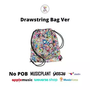 Сумка на шнурке Ver NJ X MURAKAMI NewJeans Supernatural Weverse