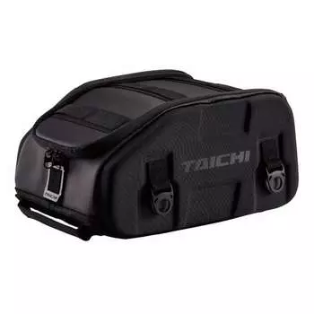 Сумка на сиденье мотоцикла RS TAICHI, автомобильная сумка с фиксированным ремнем, легко устанавливаемый чехол от дождя, в комплекте спортивная сумка на сиденье. 10 RSB312 унисекс для взрослых, ЧЕРНЫЙ