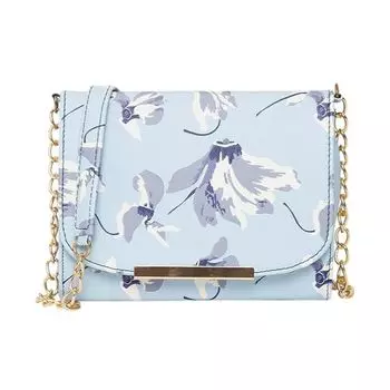 Сумка на слинге с цветочным принтом для женщин и девочек 7 x 3 x 5 in