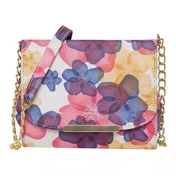 Сумка на слинге с цветочным принтом для женщин и девочек