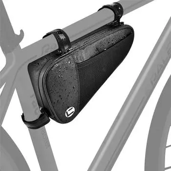 Сумка на треугольную раму велосипеда, водонепроницаемая светоотражающая сумка для хранения передней верхней трубки велосипеда для езды на велосипеде
