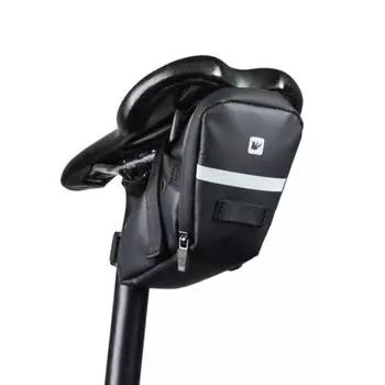 Сумка на велосипедное сиденье, водонепроницаемая седельная сумка для хранения велосипеда, задняя сумка для велосипедного хвоста, аксессуары для велосипеда чёрный