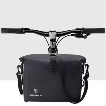 Сумка на велосипедную раму, сумка на руль велосипеда, большая водонепроницаемая сумка на плечо, светоотражающая велосипедная корзина для