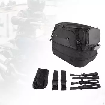 Сумка на заднее сиденье мотоцикла, рюкзак двойного назначения, водонепроницаемые 35-42 л