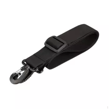 Сумка наплечный ремень слинги съемная сумка через плечо для портфеля клатч чёрный