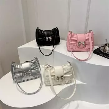 Сумка Niche Bow, новая летняя модная сумка подмышкой, модная милая и классная, маленькая квадратная сумка через плечо на одно плечо