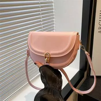 Сумка Niche Design 2024, летняя новая модная женская сумка, модная сумка-мессенджер через плечо, простая модная сумка через плечо чёрный