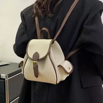 Сумка Niche Design 2024, новый универсальный рюкзак для женщин, рюкзак с ведром для воды, ретро-рюкзак для путешествий