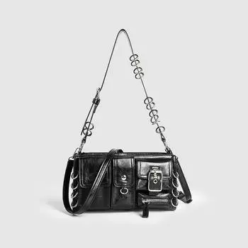 Сумка Niche Design Dark Underarm Bag Стильная сумка через плечо с несколькими карманами для мотоциклистов