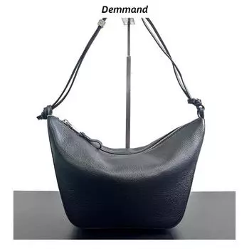 Сумка Niche Design для женщин, новая большая вместимость, сумка на одно плечо, модная универсальная сумка-гамак 17x10x17cm чёрный