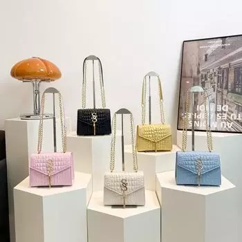 Сумка Niche Design для женщин, новая модная, высококачественная, простая сумка через плечо, маленькая квадратная сумка на цепочке