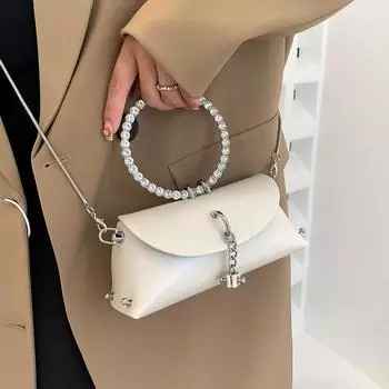 Сумка Niche design sense женская осенне-зимняя новая популярная сумка-мессенджер с цепочкой популярная сумка для ужина в руке No specification