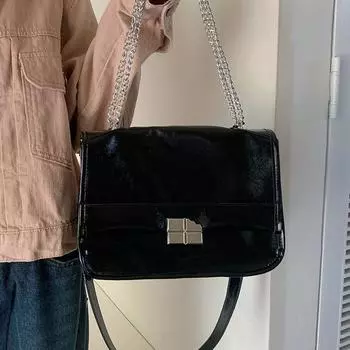 Сумка Niche Design Textured Underarm Bag для женщин, новая цепная сумка, универсальная, большой вместимости, сумка через плечо на одно плечо