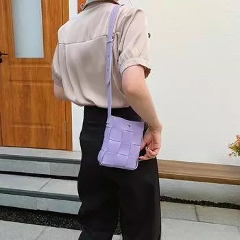 Сумка Niche Design женская летняя 2024 новая модная сумка через плечо повседневная модная сумка-мессенджер простая сумка для мобильного телефона чёрный