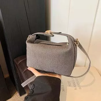 Сумка Niche Design женская летняя 202 новая сумка для ланча cloud bag портативная повседневная маленькая квадратная сумка сумка через плечо чёрный