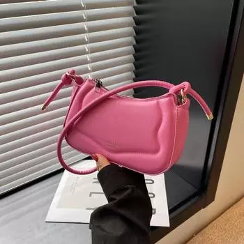 Сумка Niche Design женская летняя новинка 2024 года, модная повседневная сумка через плечо, повседневная модная сумка-мессенджер белый