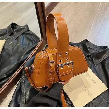 Сумка Niche Design, женская, осенняя, новая, модная, индивидуальная, крутая, острая, с высоким чувством, сумка через плечо на одно плечо, сумка-локомотив