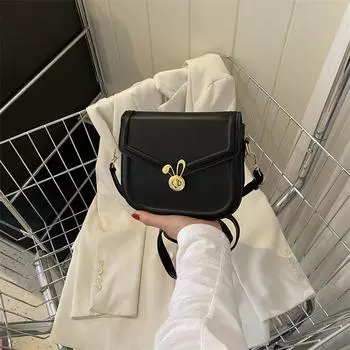 Сумка Niche Design, женская сумка 2024 года, новый тренд, модная сумка через плечо, французская сумка-седло розовый