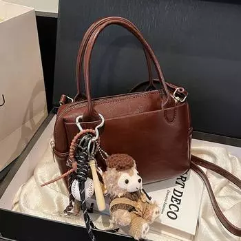 Сумка Niche Design, женская, высококачественная, с текстурой, универсальная, в стиле ретро, модная, портативная, сумка для боулинга